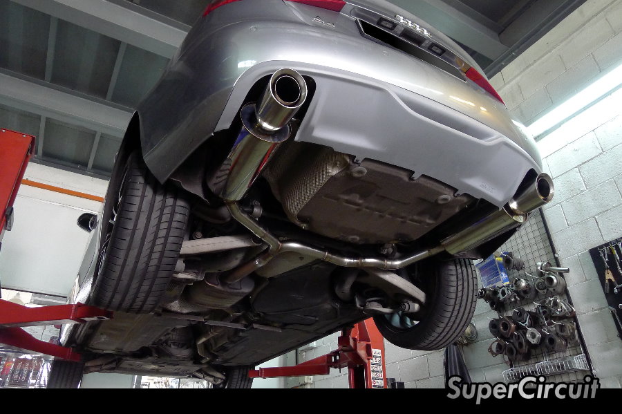 SUPERCIRCUIT Exhaust Pro Shop: Audi A8 Twin Exhaust Customization