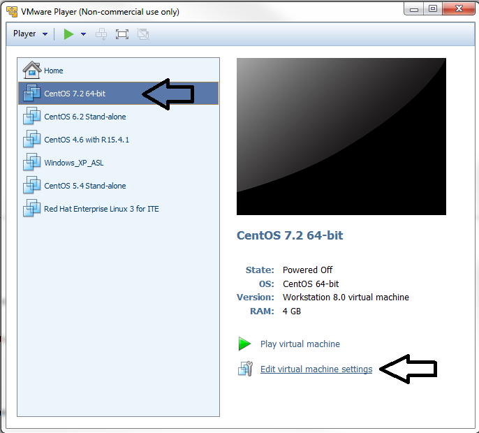 myLTXC How to Increase Root Partition of CentOS 7 VMware