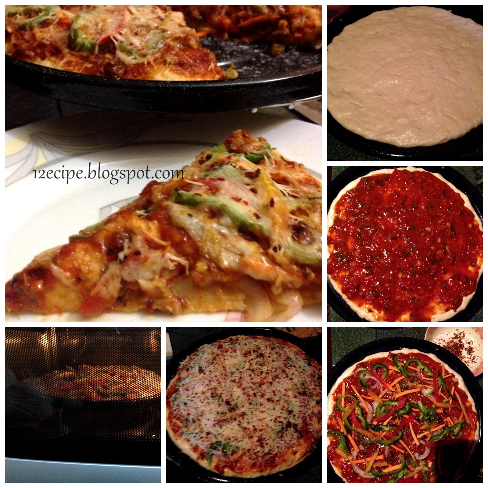 Simple Vegetable Pizza Recipe Book