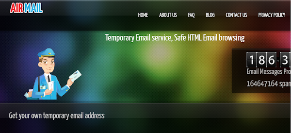 AirMail 提供免費 24 小時臨時性電子信箱