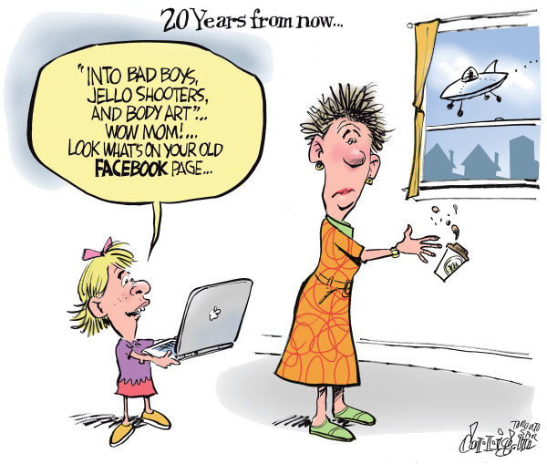 PictoVista: 20 Funny Cartoons About Facebook