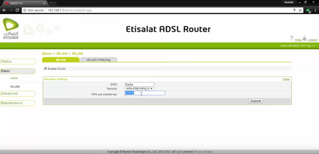 تغير باسورد الراوتر تى داتا الجديد adsl, فودافون, اتصالات, اورنج 2019 فيديو تغير باسورد الراوتر تى داتا الجديد adsl, فودافون, اتصالات, اورنج 2019 فيديو