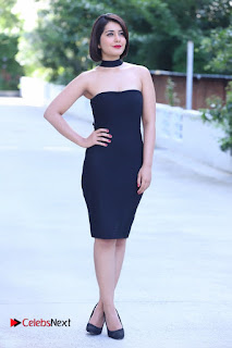 Actress Raashi Khanna Latest Pictures in Black Short Dress  0016