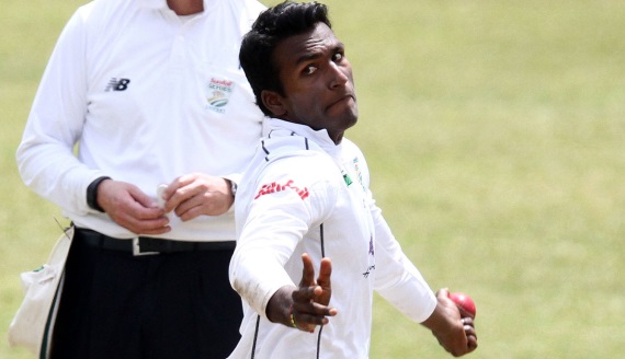 Senuran Muthusamy (Credit: Anesh Debiky) Senuran Muthusamy - Hollywoodbets Dolphins - Sunfoil Series - Bowling - Cricket
