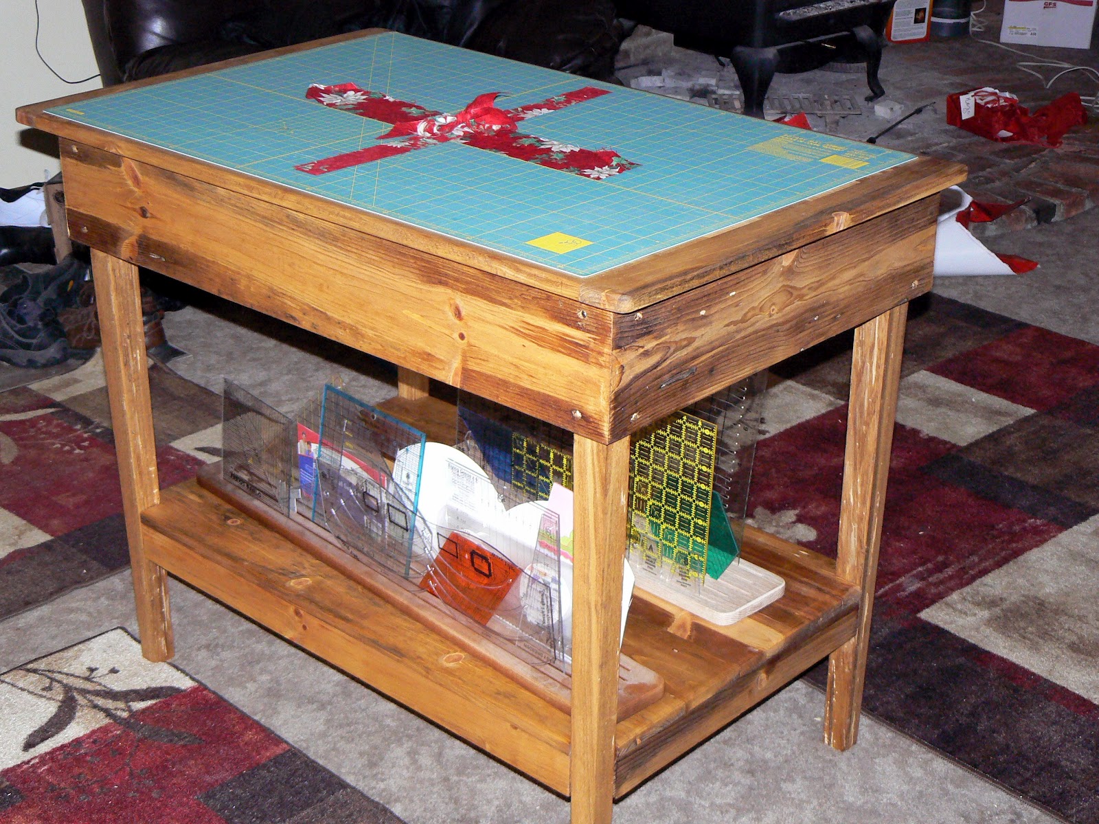 The Woodcrafter Cutting Table for Quilting