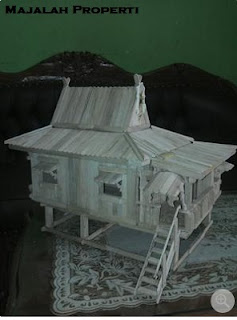 Desain Rumah Adat Dari Stik Es Krim - Gambar 06