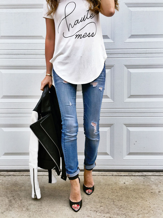 Blank NYC Denim, t+j Designs Tee