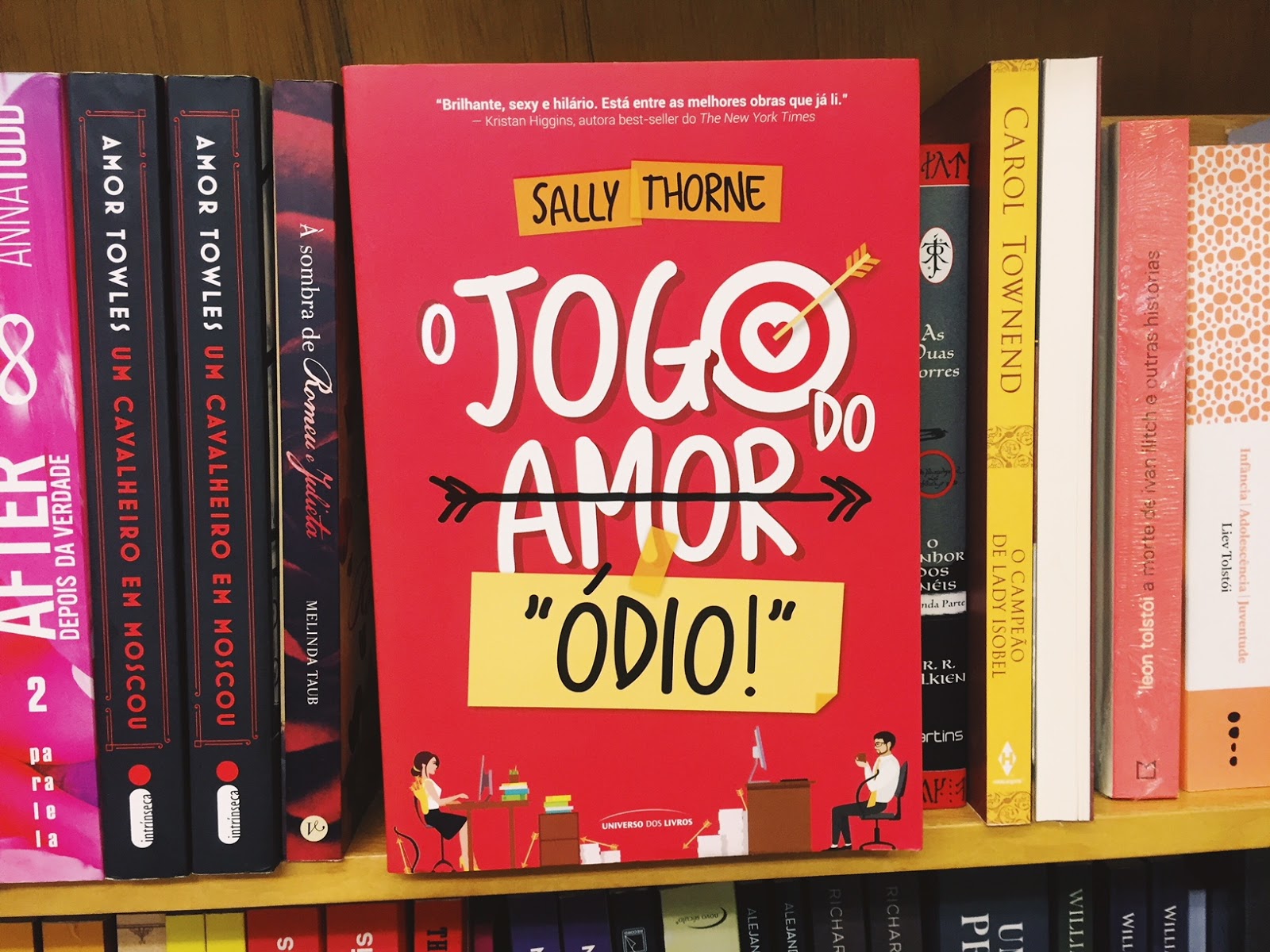 Livro - O Jogo Do Amor/Ódio - Sally Thorne - Seminovo