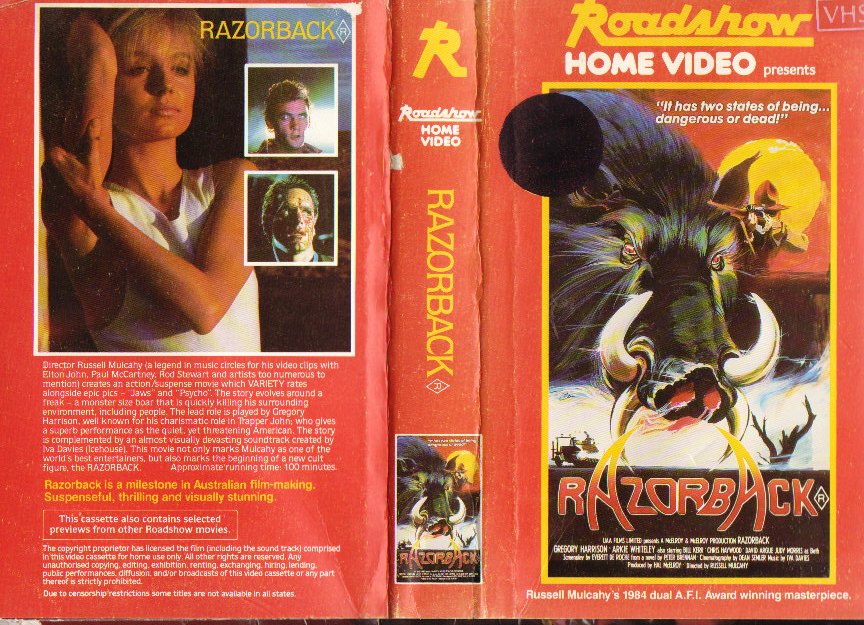 Australian VHS Covers: Roadshow Vhs Collection First Label