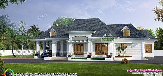 Classic bungalow architecture 2750 sq-ft Classic bungalow architecture 2750 sq-ft