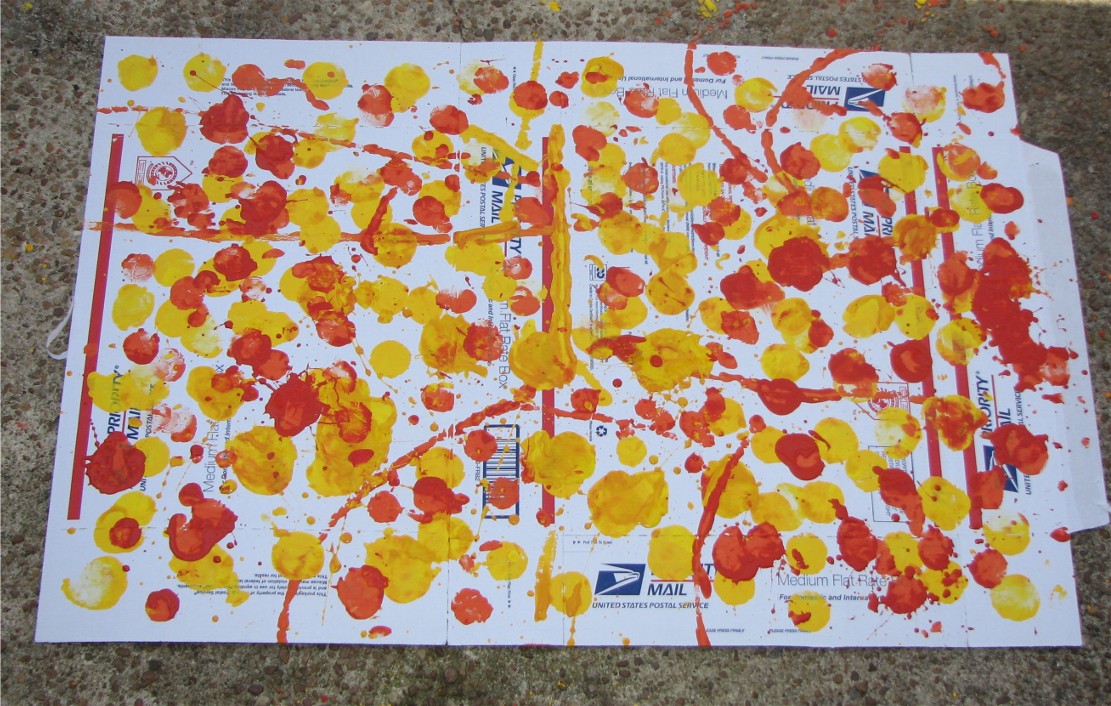 Splatter painting