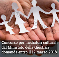 concorsi pubblici mediatori culturali concorso pubblico ministero della giustizia per mediatori culturali