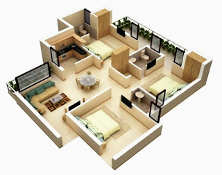 plan home modern minimalist