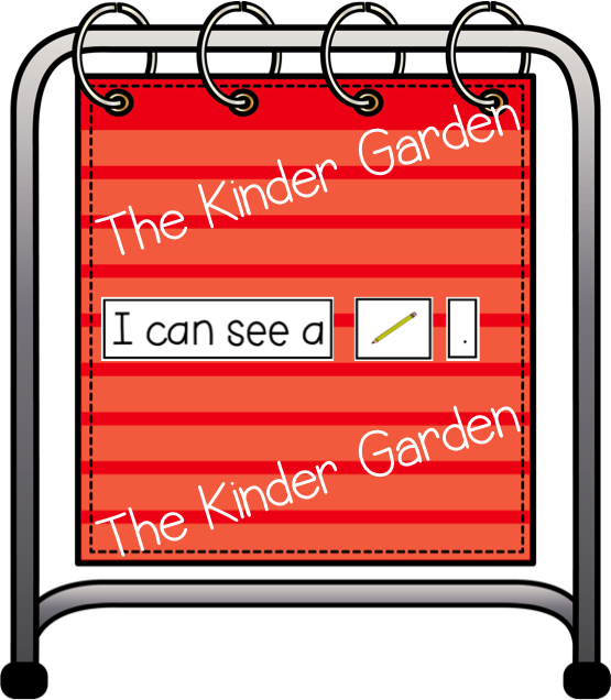The Kinder Garden Time for School! {Predictable Sentence Builders for