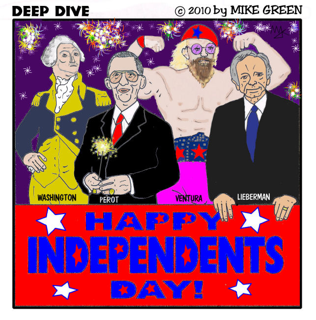 DEEP DIVE cARToons by Mike Green: 415. Happy Independence Day