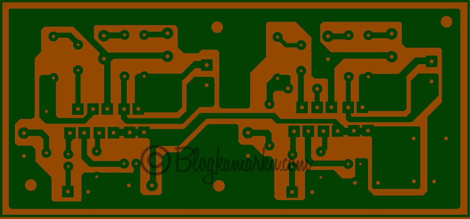 PCB Layout Power Amplifire TDA 2005 Stereo – BLOGKAMARKU