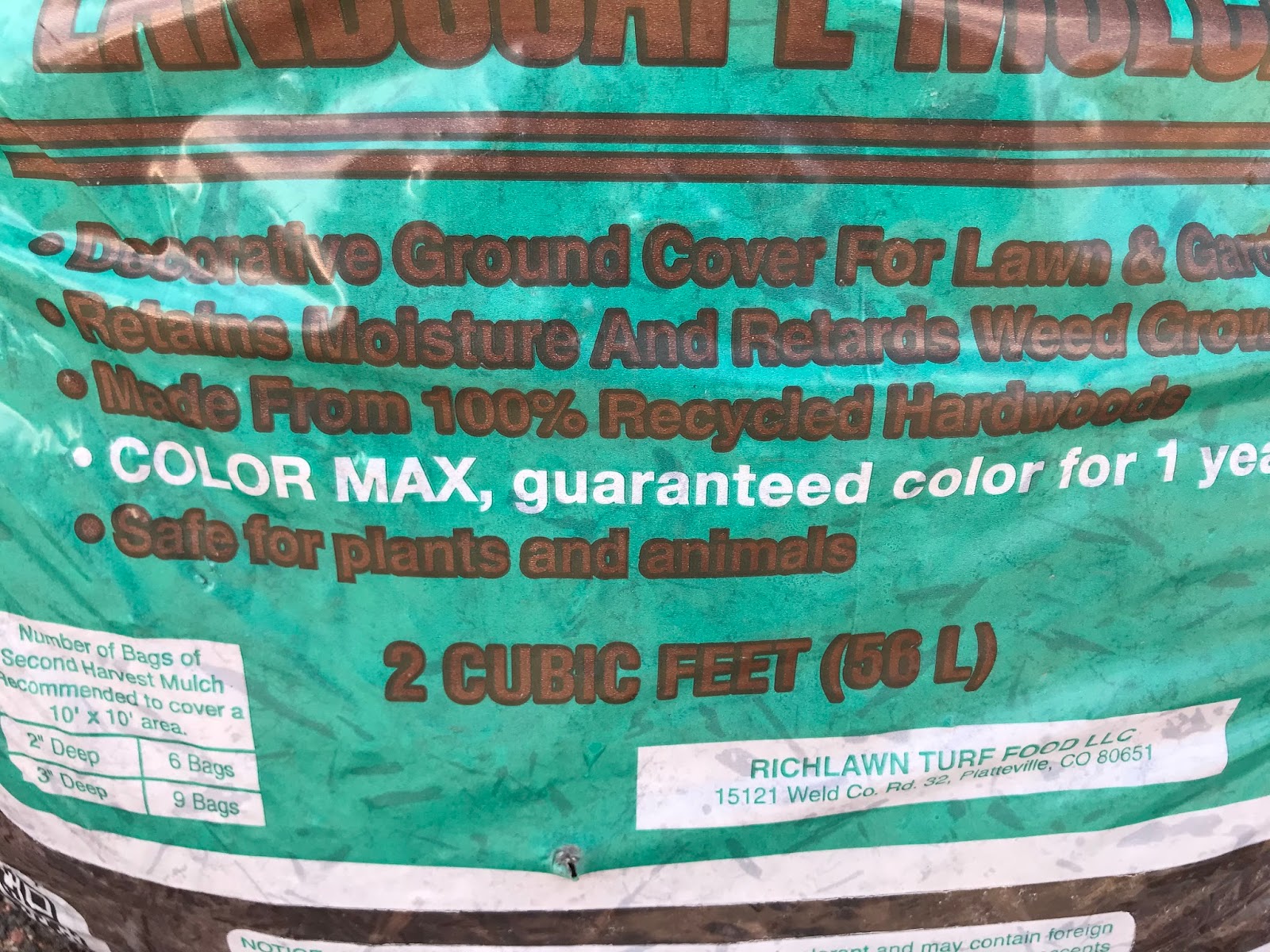 Colorado Garden Punch List Betty Cahill How's Your Mulch