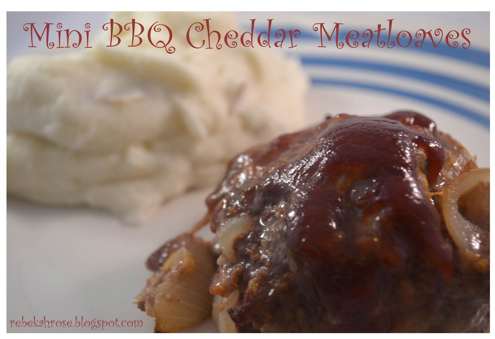 Mini Barbecue Cheddar Meatloaves