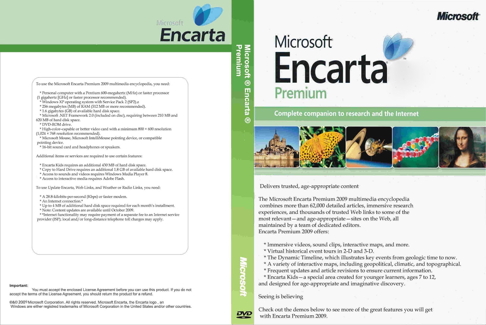 Detailed articles. Microsoft Encarta Premium 2009. Encarta словарь. Microsoft Encarta Pro. Microsoft Encarta Poland.