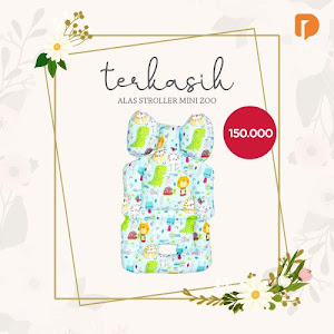 Terkasih Alas Stroler Mini Zoo (Set of 3)