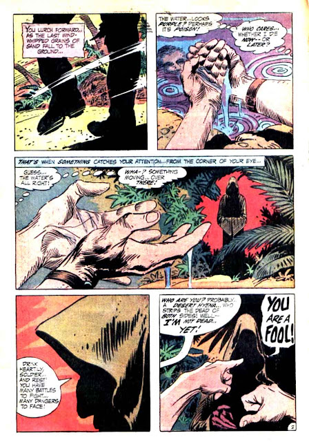 Weird War Tales v1 #2 dc bronze age comic book page art by Joe Kubert Weird War Tales v1 #2 dc bronze age comic book page art by Joe Kubert
