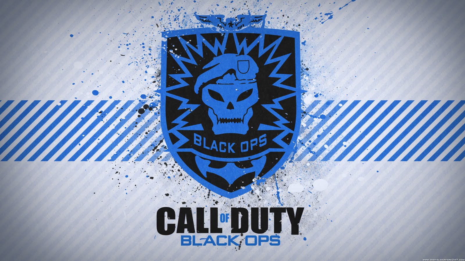  Call  of Duty  Black  Ops Skull Logo HD Wallpaper  HD 