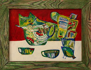 Витвинова Е.П. Я тебя заметил, х. на карт, акрил, 35х45, 2016