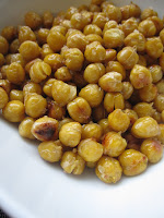 Salt and Vinegar Roasted Chickpeas