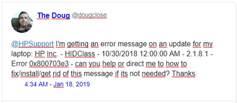 HP HIDClass Gagal Diinstal Dengan Kesalahan / Error 0x800703e3 Pada Windows 10 HP HIDClass Gagal Diinstal Dengan Kesalahan / Error 0x800703e3 Pada Windows 10