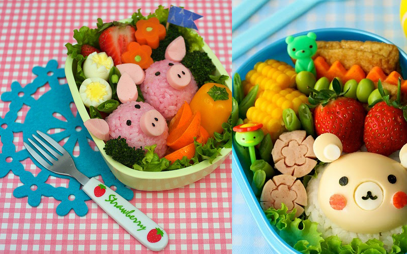 Bento, la comida de “tupper” japonesa con caras de animales