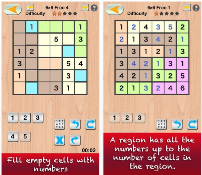 The Best iphone, ipad Puzzle Apps and Mechanical Puzzles Ripple Effect free puzzle app game