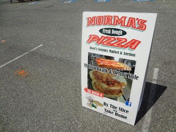 New Sign for my pizza stand at Root's Market by Lititiz Sign Company