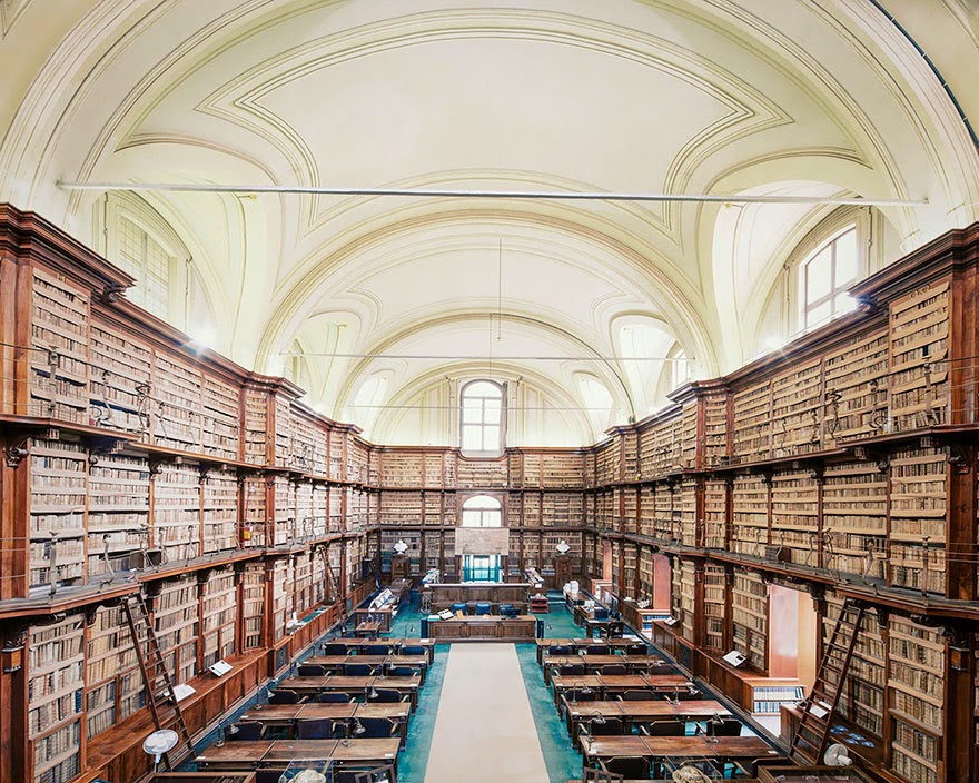Biblioteca Angelica, Rome - House Of Books: The Most Majestically Beautiful Libraries Around The World Photographed By Franck Bohbot