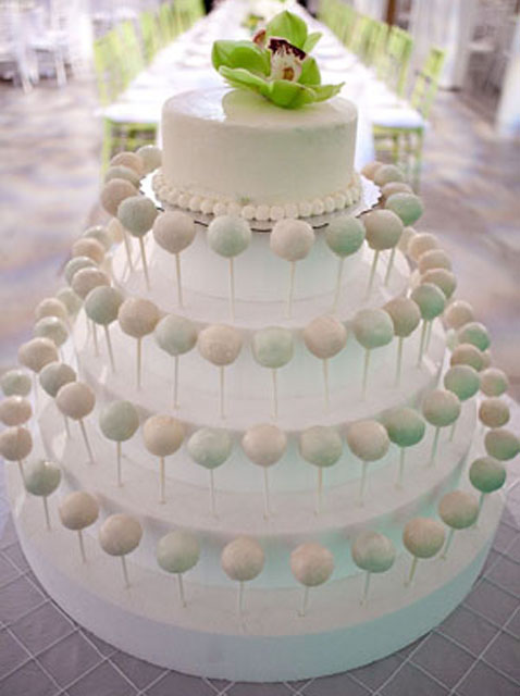 wedding cake pops