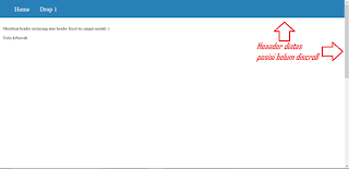 Header melayang css