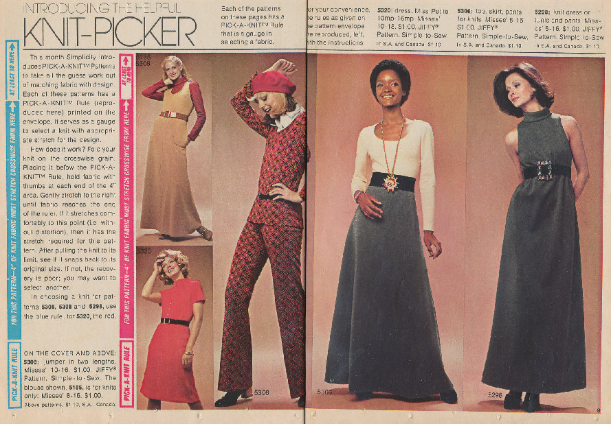 Pattern Patter : Simplicity November 1972