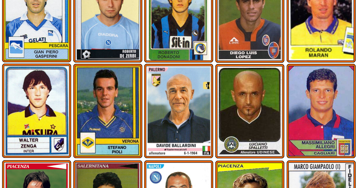 Old School Panini 201718 Serie A Managers