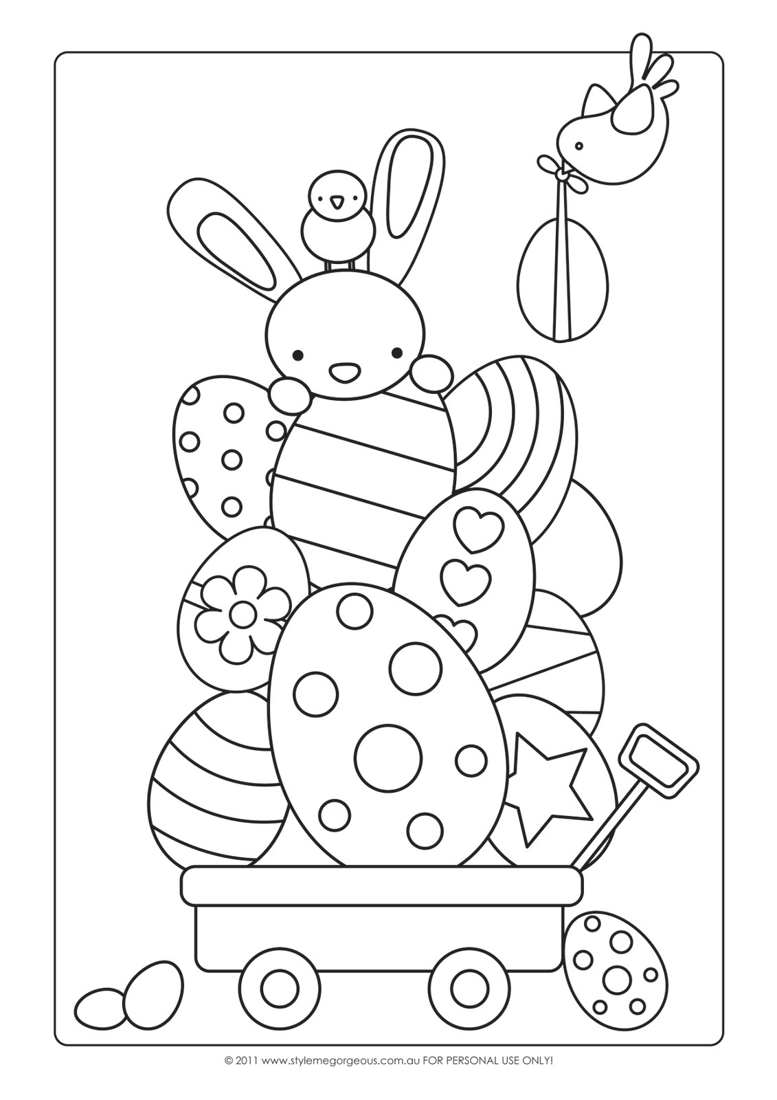 Free Printable Coloring Sheets Easter