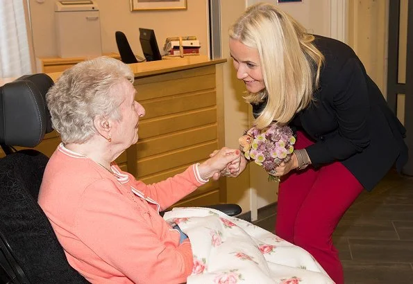 Crown Princess Mette-Marit visited Volunteers Corps which celebrates its 10th anniversary in Ovre Eiker