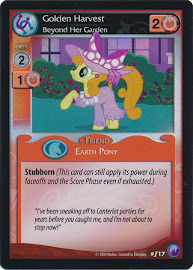 My Little Pony Golden Harvest, Beyond Her Garden Canterlot Nights CCG Card