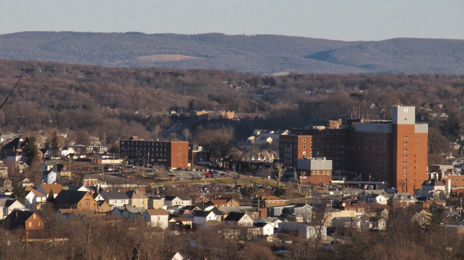 Old Industry of Southwestern Pennsylvania Greensburg From A Mountain Top