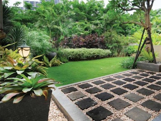 49 Desain Taman dan Kolam Untuk Halaman Rumah Minimalis Halaman rumah yang minimalis