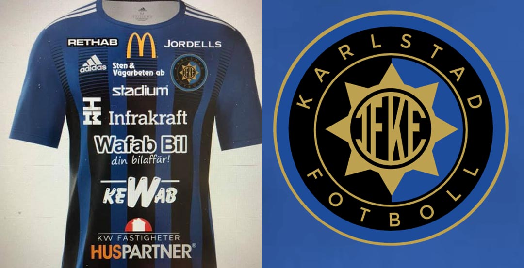 Most Sponsors Ever? Adidas IF Karlstad Fotboll 2020 Home Kit + AllNew Logo Revealed Footy
