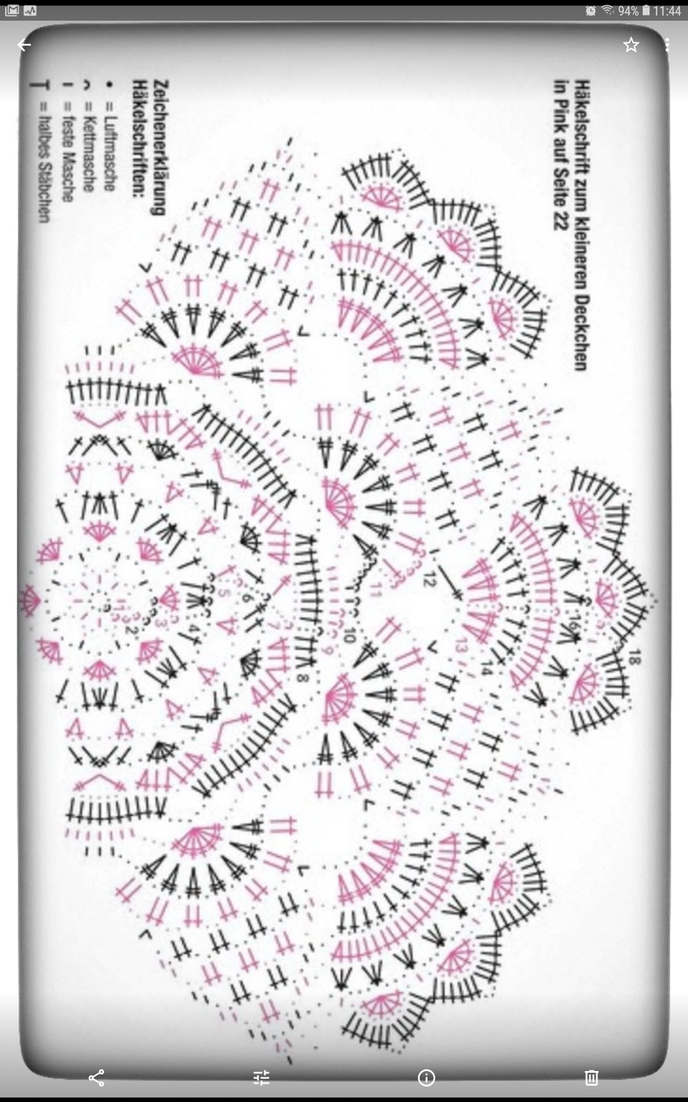 Crochet Heklanje Moj rad 81 Mala salveta