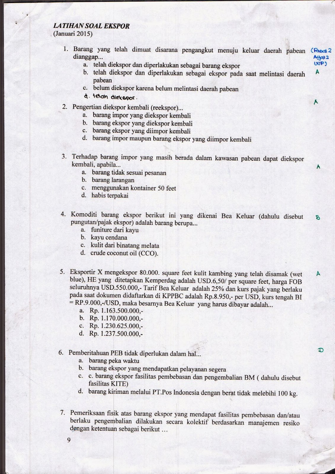 Contoh Soal Dan Jawaban Hukum Dagang Lanjutan Bali Teacher