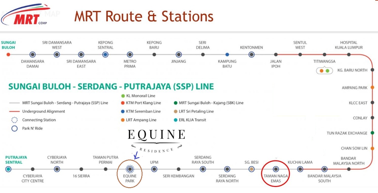 EQUINE RESIDENCE EQUINE PARK, SERI KEMBANGAN Connectivity