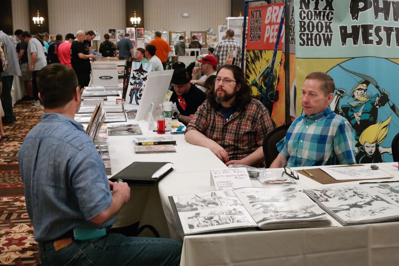 DC in the 80s DC in the 80s visits the North Texas Comic Book Show