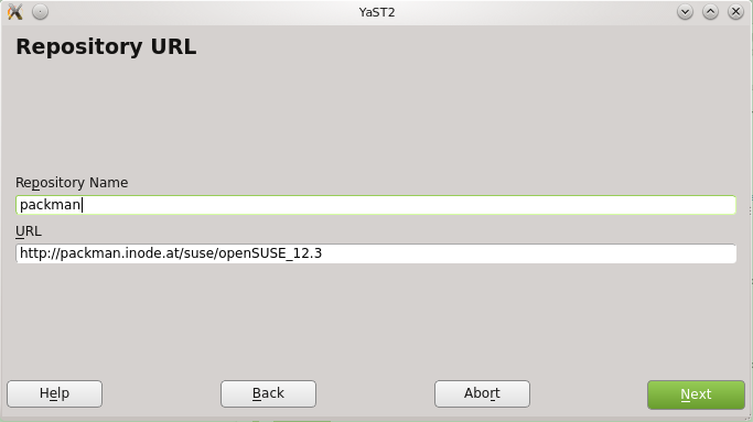 Repo mirroring. Packman repository opensuse.