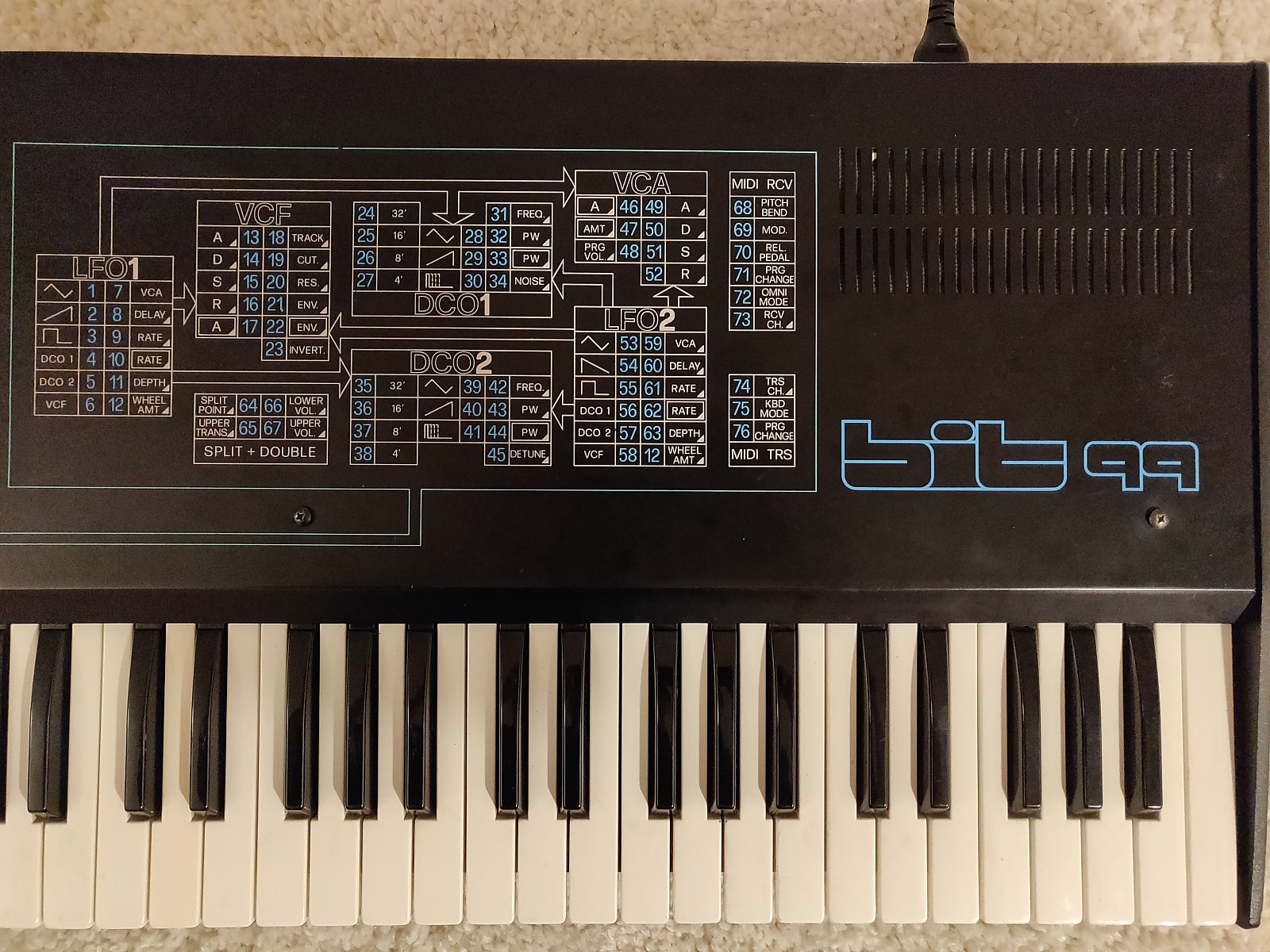 MATRIXSYNTH Crumar Bit99 Analog Synth