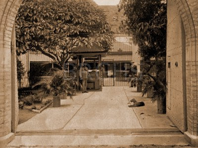 Rockhampton Gaol, c.1913, scene of a Queensland execution.